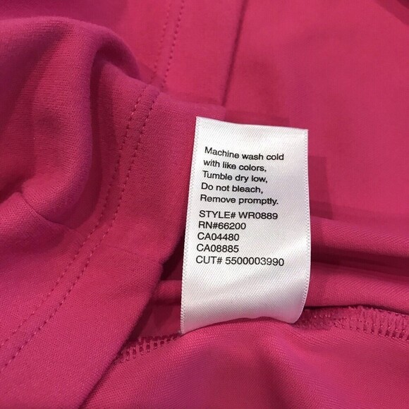 ASICS Women’s Size Medium Long Sleeve Athletic Shirt Top Pink 2 tone Vent EUC - Picture 8 of 8